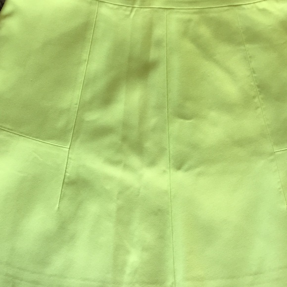 J.Crew Neon Yellow Mini Skirt - Picture 4 of 7